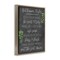 Stupell Industries Bathroom Rules with Greenery Framed Floater Canvas Wall Art Design by Kim Allen
